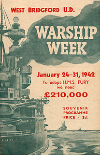 Warship Week British national savings campaigns during the Second World War