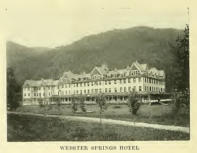 Webster Springs Hotel, circa 1909