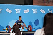 Deutsch: Gewichtheben bei den Olympischen Jugendspielen 2018; Tag 2, 10. Oktober 2018; Jungen 62 kg English: Weightlifting at the 2018 Summer Youth Olympics at 8 October 2018 – Boys' 62 kg