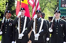 Honor guard for the Wereth 11 in 2007. Wereth honor guard.jpg
