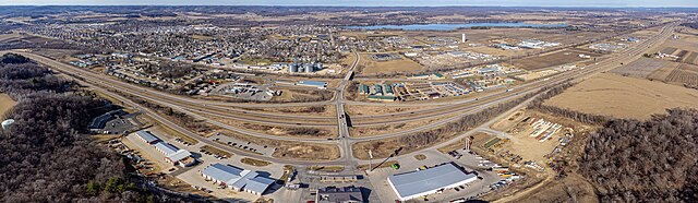 Image: West Salem aerial panorama