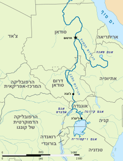 מסלול זרימת הנילוס הלבן
