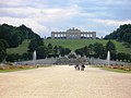 Point de vue auf die Gloriette von Schloss Schönbrunn  in Wien