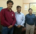 Company Sect. Mr Yeshlaha,Suyash Dwivedi and Vijay Tiwari