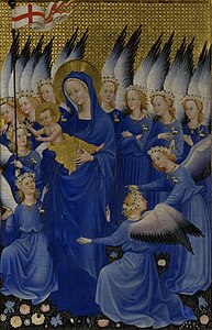 en:Wilton Diptych, right panel, author unknown (edited by SchroCat)