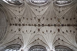 Bóveda de abanico de la catedral de Winchester