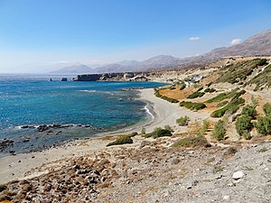 Triopetra: Strand in Griechenland