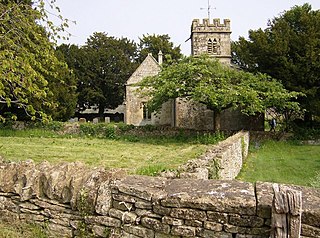 Yanworth village in United Kingdom