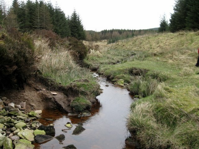 The source of the River Barrow in the Slieve Bloom Mountains