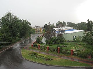 Zakrze Village in Masovian Voivodeship, Poland