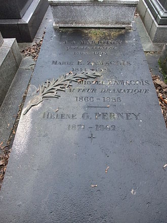 Zamacois grave, in Pere Lachaise cemetery, Paris Zamacois.JPG