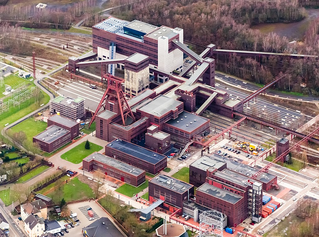 Zeche Zollverein (Essen), Schacht 12 Luftaufnahme 2014