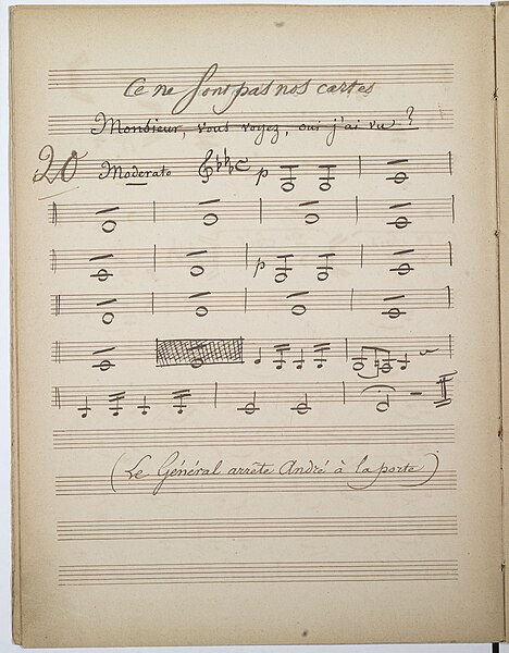 File:"André Gérard. Drame en 5 Actes. Musique de M. Ancessy.... Première Représentation le 30 Avril 1857. Odéon." Musique de scène pour la, pièce de Victor Séjour - btv1b525044130 (192 of 574).jpg