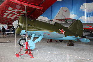 <span class="mw-page-title-main">Polikarpov I-16</span> Soviet 1930s monoplane fighter aircraft