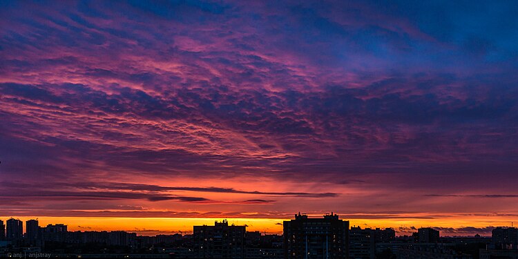 Закат в Санкт-Петербурге