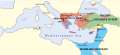 Byzantine Empire (286/395–1453 AD) in 1263 AD.