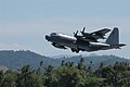 MC-130P de l'AFSOC à l'atterrissage au Japon.