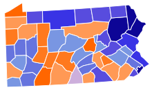 File:1829 Pennsylvania gubernatorial election results map by county.svg