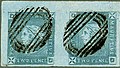 2d pair sub-issue July 1859 (intermediate impression). Michel N°5II, SG38. Sold 1,700 SF in 2001.