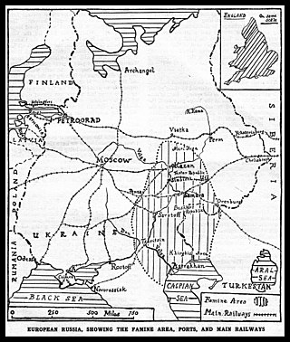 <span class="mw-page-title-main">Russian famine of 1921–1922</span> Famine in the Russian Soviet Federative Socialist Republic