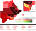 1979 Botswana National Assembly election - Results by constituency.svg