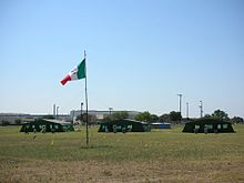 The Mexican army's camp at Kelly AFB during their deployment to the U.S. 20050926174405 - Mexican army camp in San Antonio, Texas.jpg