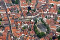 Marktplatz und St. Laurentius in Warendorf, Nordrhein-Westfalen, Deutschland.