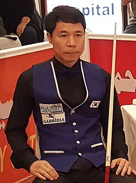 2016 3-Cushion World Cup Final player Heo Jung-han.jpg