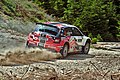 * Nomination Schneeberglandrallye 2017 in Rohr am Gebirge. Bild zeigt: Christian Schuberth-Mrlik und Jasmin Kramer im Skoda Fabia R5 --Granada 08:05, 26 December 2017 (UTC) * Promotion Good quality. --Ermell 09:02, 26 December 2017 (UTC) Comment Muddy Job! Scratches? Looks strange to me, could be real but since dust and mudd is in front of a racing car, not rear side or where is the front car? The left dust at forest, same matter, looks more then a little bit like scratches from a dia--Hans-Jürgen Neubert 12:34, 26 December 2017 (UTC)