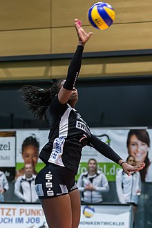 2018-02-17 bola Voli, 1. Frauen Bundesliga, VfB 91 Suhl - Schwarz-Weiss Erfurt StP 0693 dengan Stepro.jpg