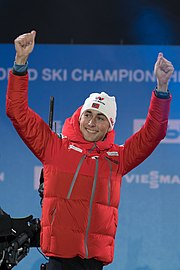 20190228 FIS NWSC Seefeld Medal Ceremony Jarl Magnus Riiber 850 5897.jpg