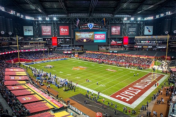 Chase Field before the 2019 Cheez-It Bowl