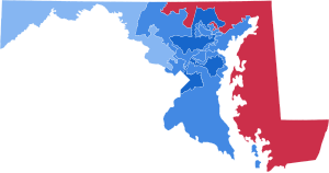 2020 Amerikaanse Huisverkiezingen in Maryland.svg