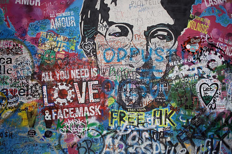 File:2021-10-04 John Lennon Wall, Prague.jpg