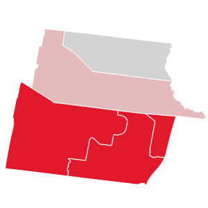 2023 Mulgrave (Vic.) state by-election results by postcode.svg