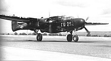 318th Fighter Squadron Northrop P-61B Black Widow at Hamilton Field in 1947