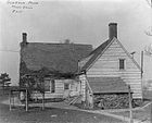 East view of Schenck House, 19th century. Brooklyn Museum