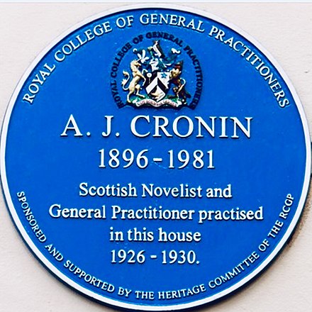 Cronin blue plaque
