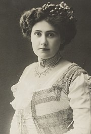The Finnish soprano Aino Ackté (c. 1900s)
