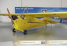 C-3 Master NC14630 at Museu Asas de Um Sonho, now TAM Museum, Brazil Aeronca C-3 RSC.jpg