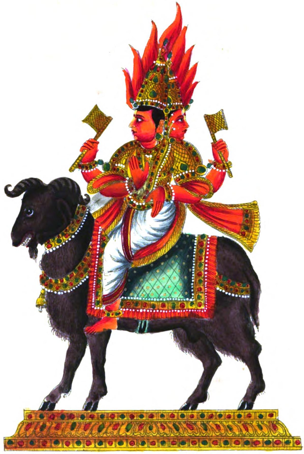 Бог Агни в древней Индии