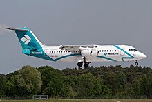 Un BAe 146 di Air Dolomiti.