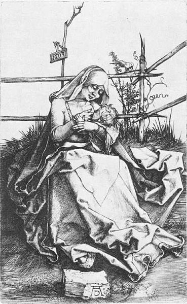 File:Albrecht Dürer - Madonna on a Grassy Bench - WGA07286.jpg