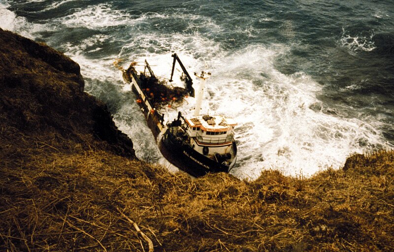 File:All American ship wreck St George Island 1996.jpg