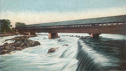 Amoskeag Falls in 1906
