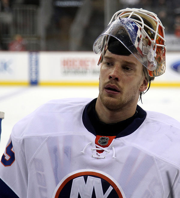 Nilsson with the New York Islanders in 2014