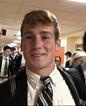 Anthony Myers at the school as a sophomore in November 2018 AnthonyMyers112018.jpg