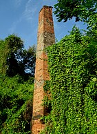 Old smoke stack, a little distance from Santa Rosa in Hatillo