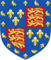 Écu d'Edmond Tudor, 1er comte de Richmond, demi frère d'Henri VI