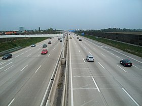La autopista A2 en Mödling.